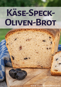 Käse-Speck-Oliven-Brot Pinterestpost