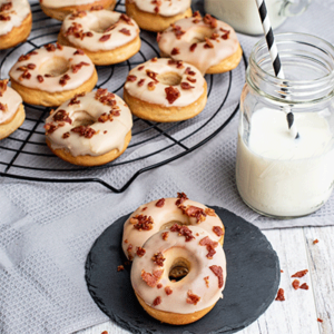 Gebackenene Donuts Maple Bacon