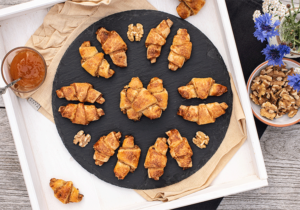 Gefüllte Frischkäse-Hörnchen