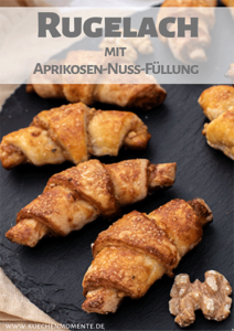 Rugelach mit Aprikosen-Nuss-Füllung Pinterestpost