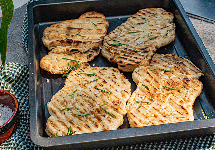 Fladenbrote zum Grillen