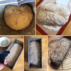 Zubereitungsschritte Vollkornbrot