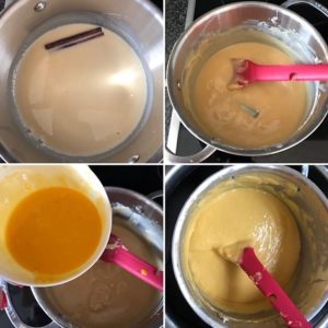 Zubereitung Dessert aus Peru