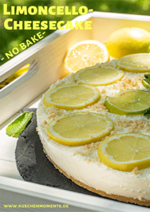 Zitronen-Cheesecake ohne Backen mit Limoncello