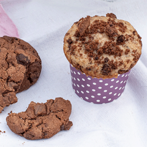 Muffins mit Chocolate Cookies