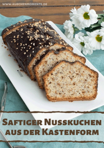 Nusskuchen aus der Kastenform Pinterestpost