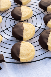 Cookies Shortbread Schokoladenglasur