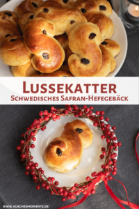 Lussekatter Safran Hefegebäck aus Schweden