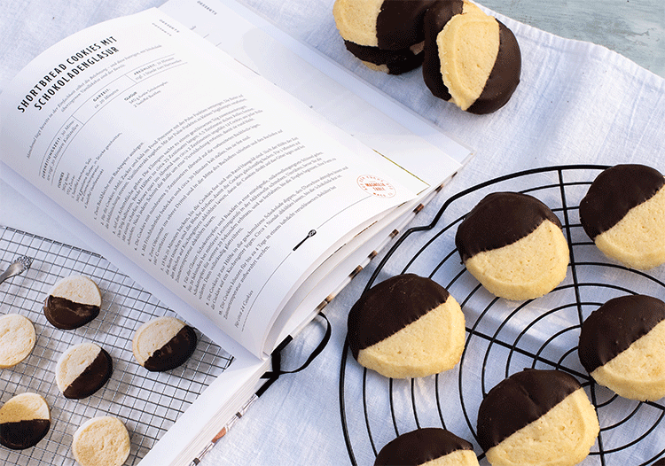 Shortbread Cookies mit Schokoladenglasur aus Magnolia Table