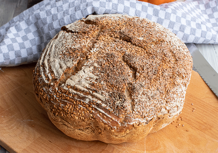 Topfbrot ohne kneten