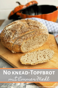 Topfbrot no knead Pinterestpost