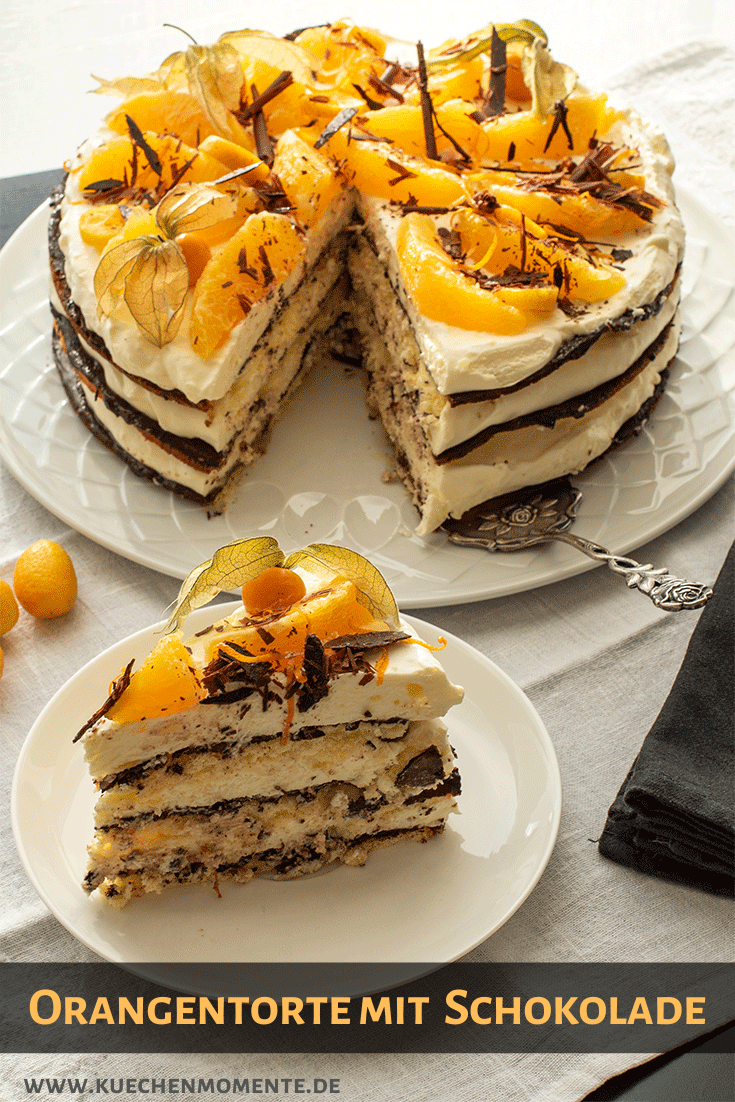 Orangentorte mit Schokolade - Küchenmomente