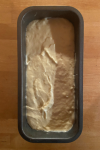 Bananenkuchen ungebacken Kastenform