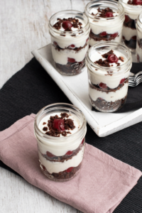 Westfälische Quarkspeise Dessert im Glas