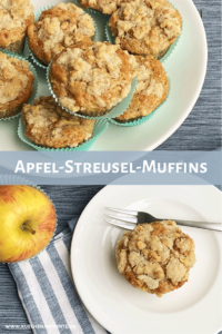 Apfel-Streusel-Muffins Pinterestpost