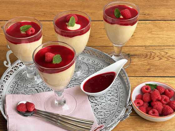 Berliner Luft Dessert in Gläsern