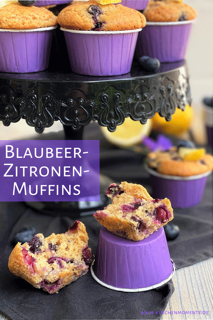 Muffins mit Blaubeeren und Zitrone Pinterstpost