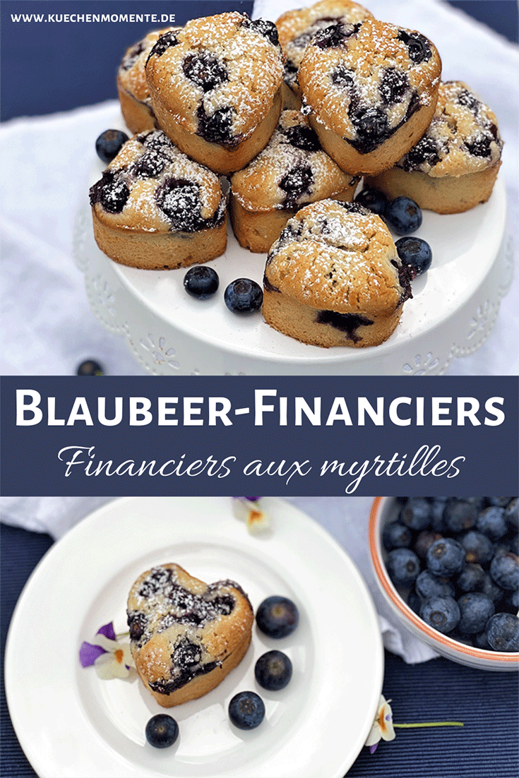 Blaubeer Financiers Pinterstpost