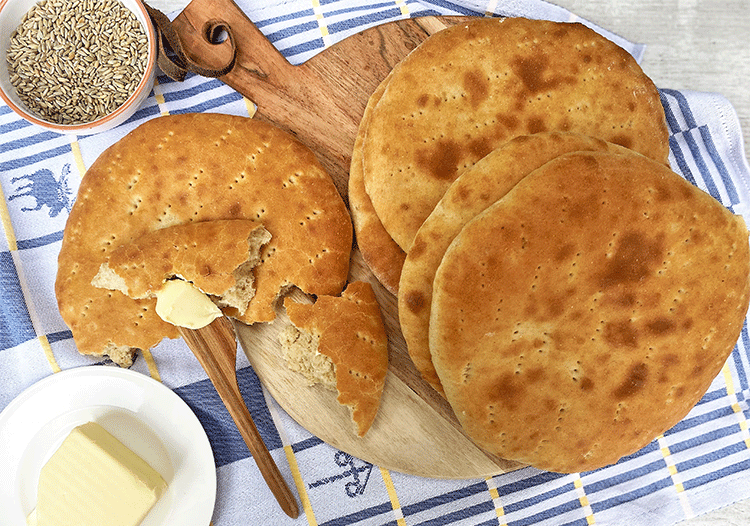 Brödkakor- schwedische Fladenbrote mit Roggenschrot