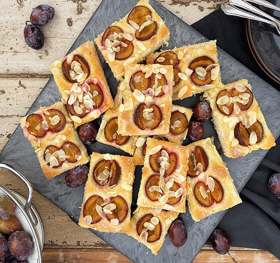 Butterkuchen mit Zwetschgen