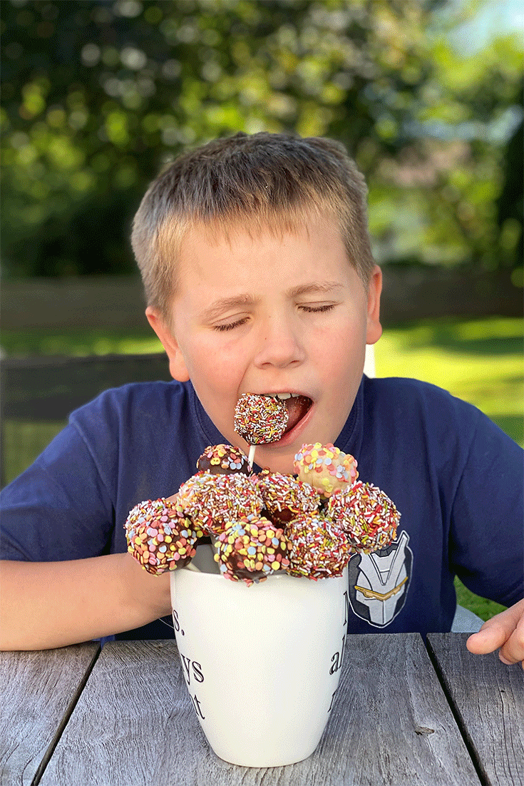 Kunterbunte Gute-Laune-Cakepops