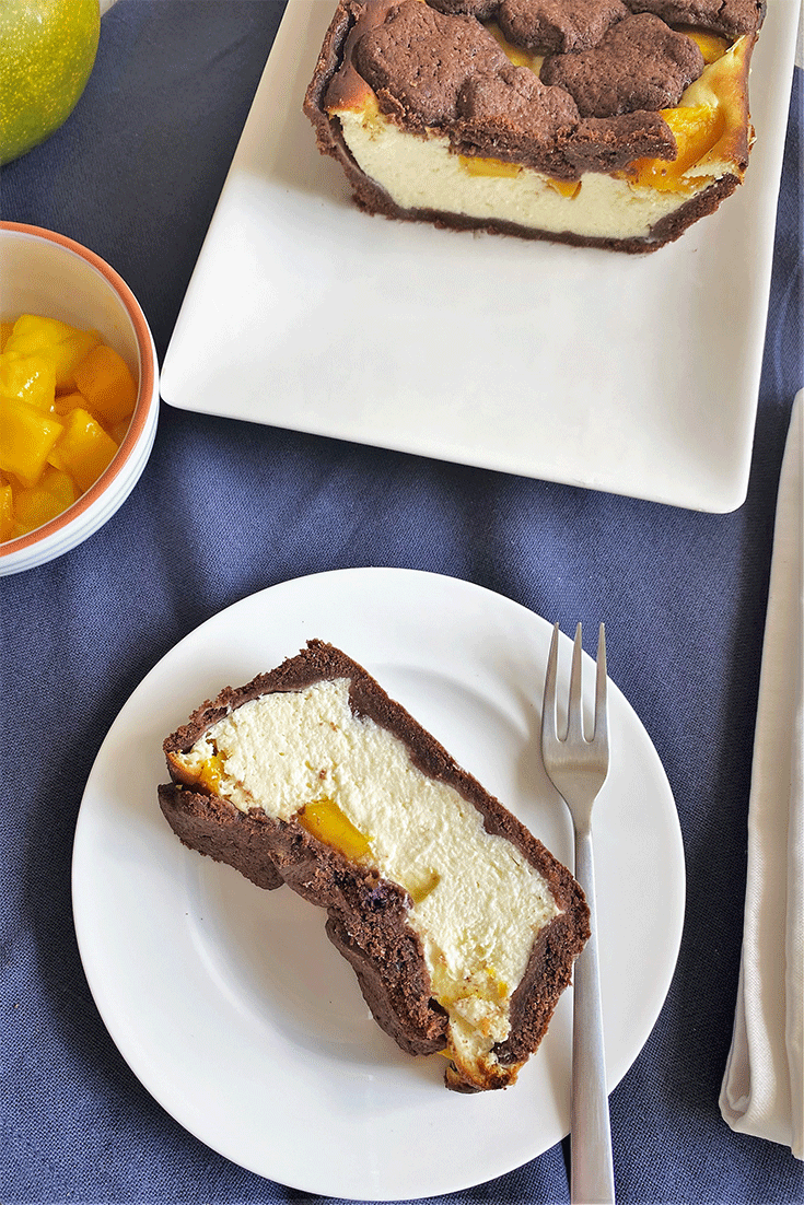 Russischer Zupfkuchen mit Mango