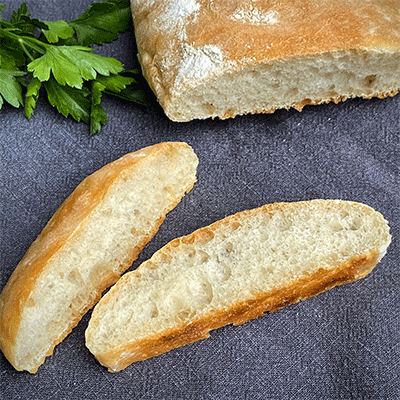 Anschnitt Ciabatta