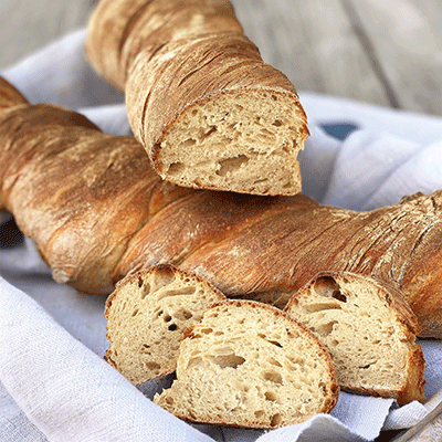 Anschnitt Wurzelbrot
