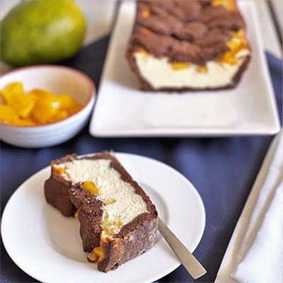 Russischer Zupfkuchen mit Mango
