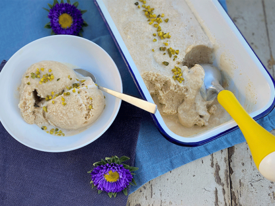 Salz-Karamell-Eis ohne Eismaschine