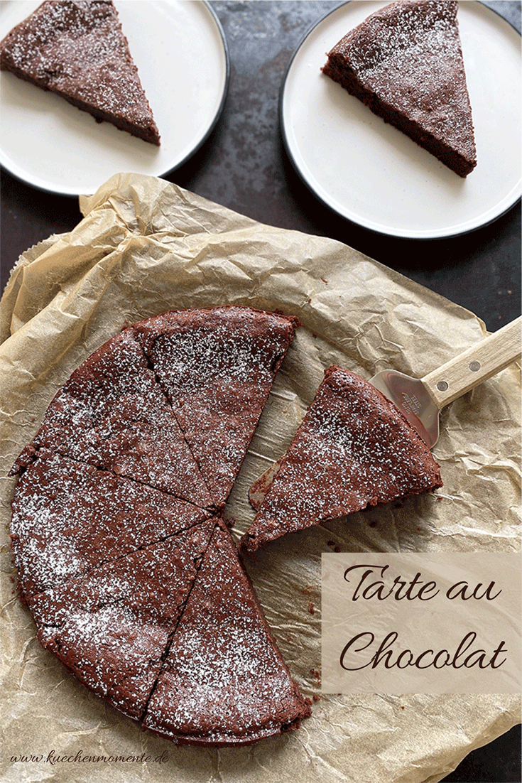 Tarte au Chocolat Pinterestpost