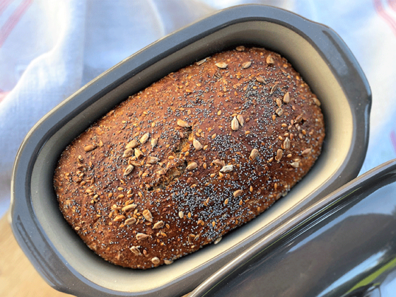 Körnerbrot backen ohne kneten