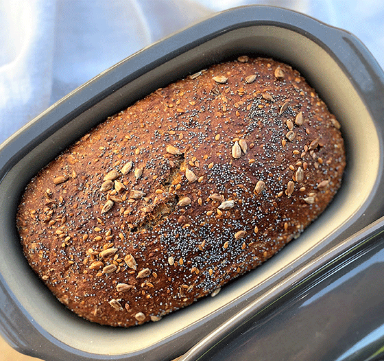 Körnerbrot backen ohne kneten