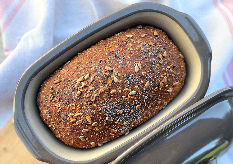 Körnerbrot backen ohne kneten