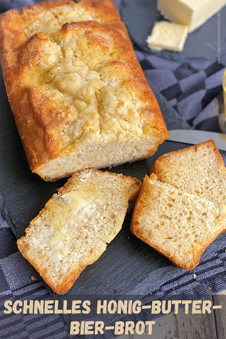 Honig-Butter-Bier-Brot Pinterestpost