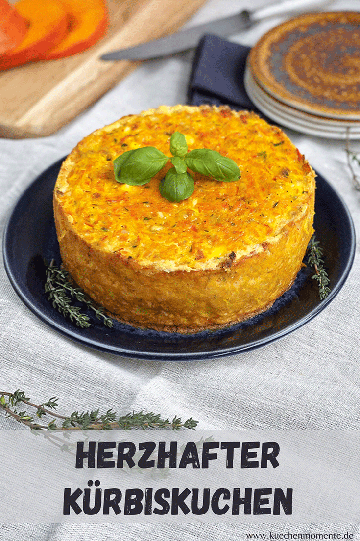 Herzhafter Kürbiskuchen - Küchenmomente