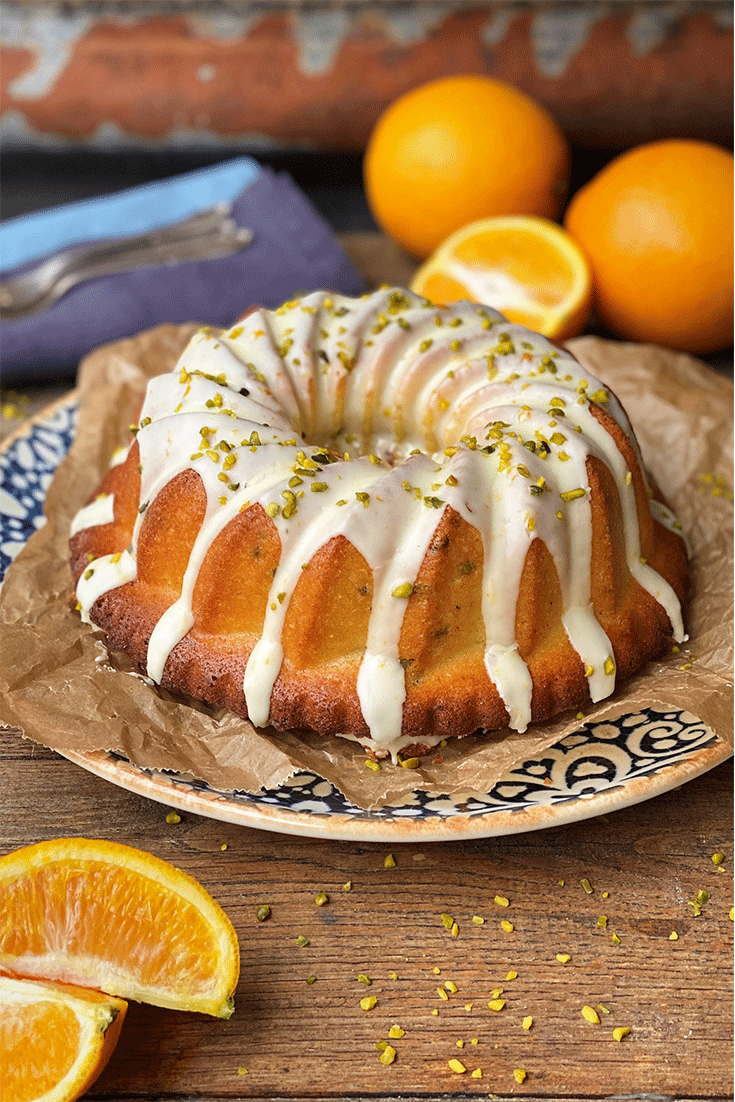 Orangen Gugelhupf Mit Pistazien Kuchenmomente