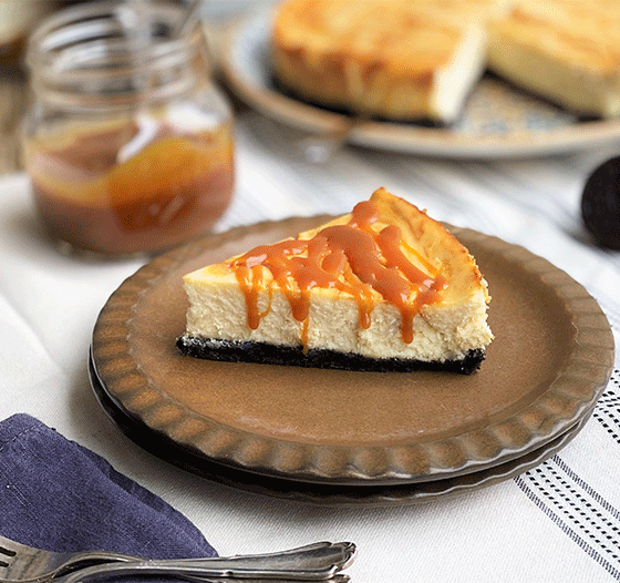 Irish Cream Cheesecake mit Oreo-Boden