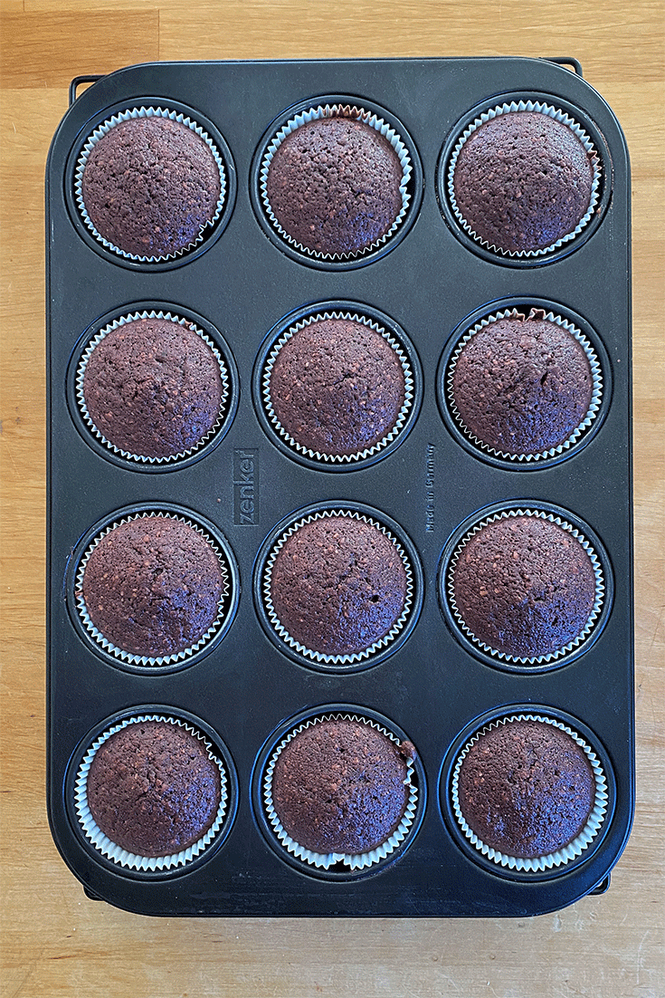Rote Bete Schokoladen Muffins