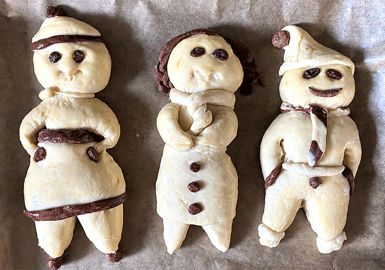 Grittibänz vor dem Backen