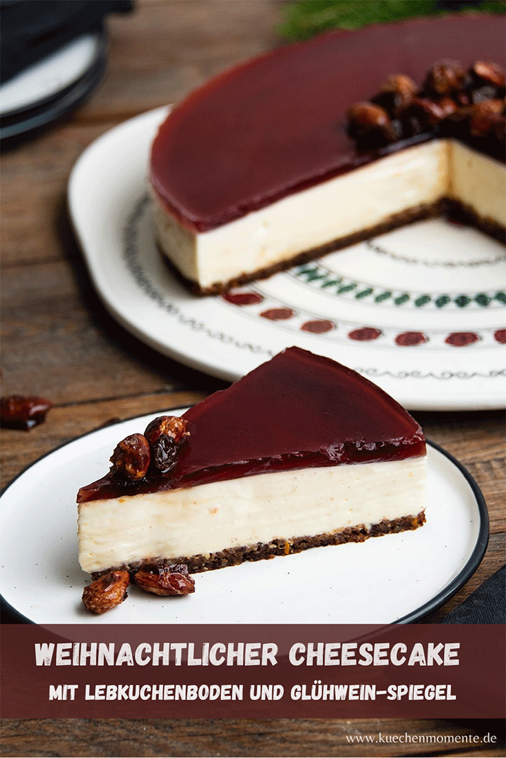 Weihnachtlicher Cheesecake Pinterestpost