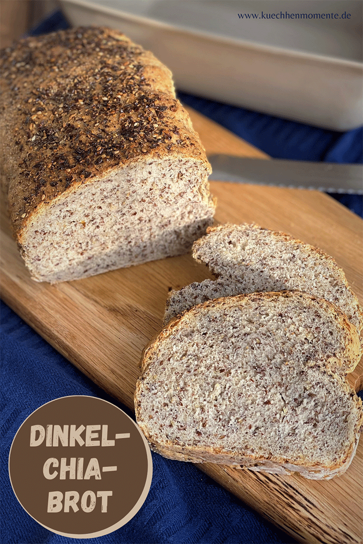 Dinkel-Chia-Brot Pinterestpost