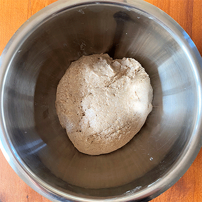 Teig vor der Ruhezeit