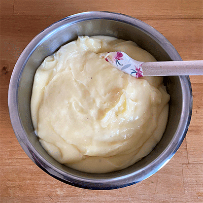 Vanillecreme selber machen - Füllung für Brandteigkrapfen