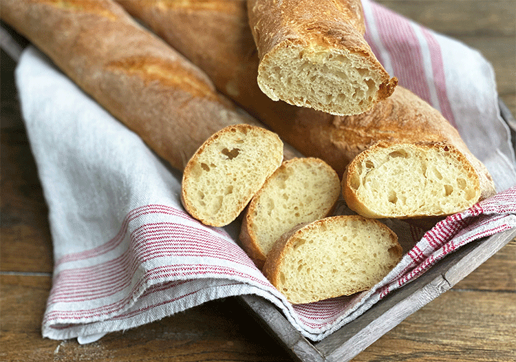 Anschnitt Baguettes