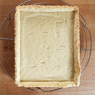 Tarteboden fertig gebacken