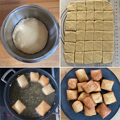 Klassische Beignets Zubereitungsschritte