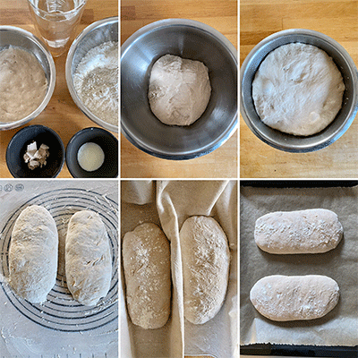Zubereitungsschritte Solothurner Brot