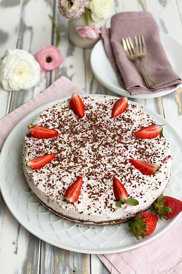 Easy Erdbeer-Schoko-Torte
