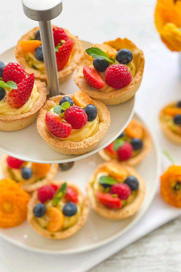 Fruchtige kleine Törtchen